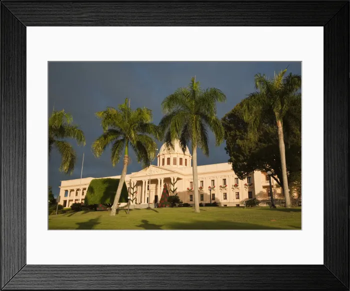 Framed Print : Dominican Republic, Santo Domingo, National Palace Government building Framed Print : Dominican Republic, Santo Domingo, National Palace Government building
