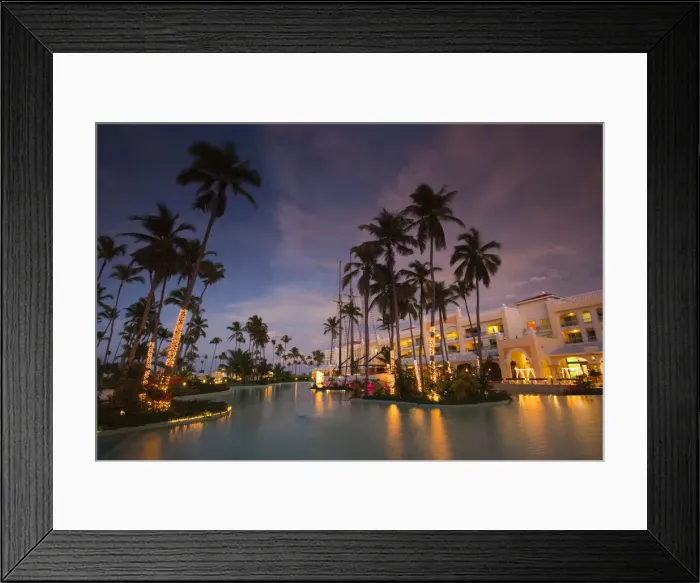 Framed Print : Dominican Republic, Punta Cana Region, Bavaro, Iberostar Grand Hotel
