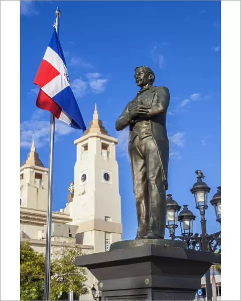 Dominican Republic, Puerto Plata, Central Park, Gazebo and Statue of General Luperon