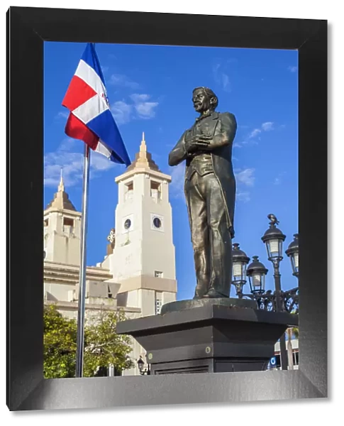 Dominican Republic, Puerto Plata, Central Park, Gazebo and Statue of General Luperon