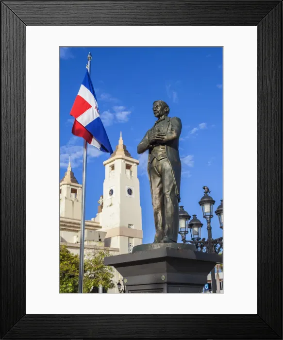 Framed Print : Dominican Republic, Puerto Plata, Central Park, Gazebo and Statue of General Luperon Framed Print : Dominican Republic, Puerto Plata, Central Park, Gazebo and Statue of General Luperon