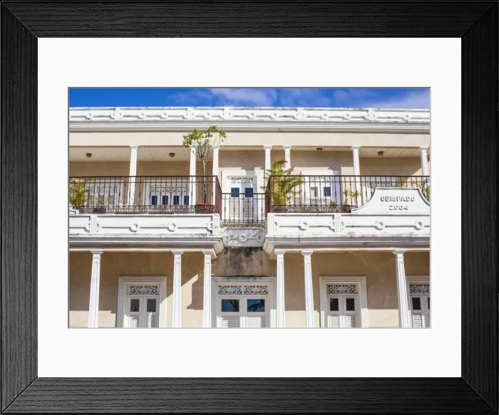 Framed Print : Dominican Republic, House in Puerto Plata Framed Print : Dominican Republic, House in Puerto Plata