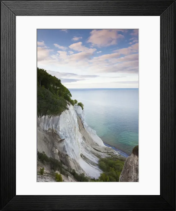 Framed Print : Denmark, Mon, Mons Klimt, 130 meter-highchalk cliffs from above Framed Print : Denmark, Mon, Mons Klimt, 130 meter-highchalk cliffs from above