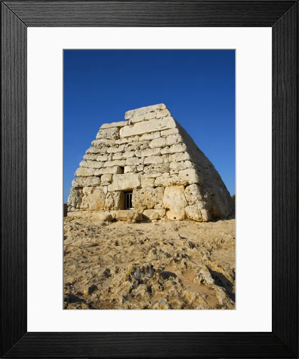 Framed Print : Naveta Des Tudons, Menorca, Spain Framed Print : Naveta Des Tudons, Menorca, Spain