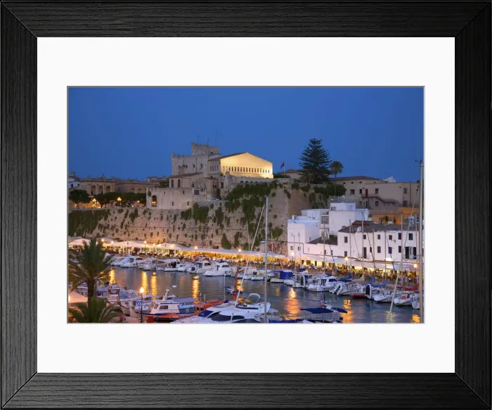Framed Print : Harbour, Ciutadella, Menorca, Spain Framed Print : Harbour, Ciutadella, Menorca, Spain