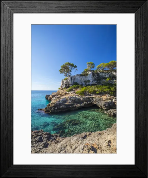 Framed Print : Calas Almunia, Mallorca (Majorca), Balearic Islands, Spain Framed Print : Calas Almunia, Mallorca (Majorca), Balearic Islands, Spain