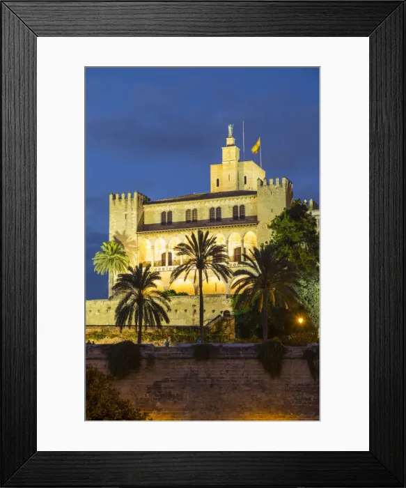 Framed Print : Royal Palace of La Almudaina, Palma, Mallorca (Majorca), Balearic Islands, Spain Framed Print : Royal Palace of La Almudaina, Palma, Mallorca (Majorca), Balearic Islands, Spain