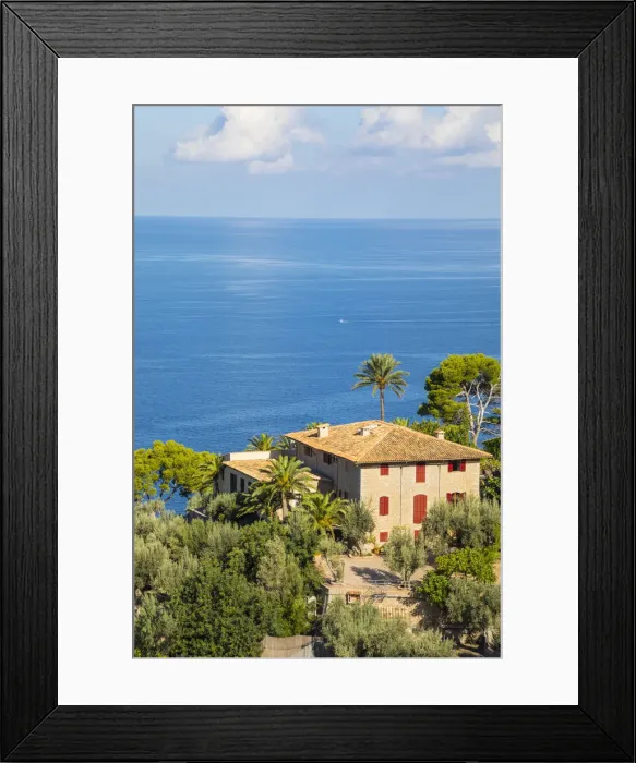 Framed Print : Llucalcari, Serra de Tramuntana, Mallorca (Majorca), Balearic Islands, Spain