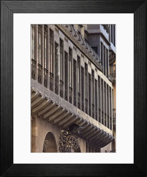 Framed Print : Palau Guell, Barcelona, Spain Framed Print : Palau Guell, Barcelona, Spain