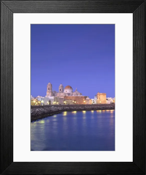 Framed Print : Church of Santa Cruz, Cathedral and Cadiz Skyline, Cadiz, Cadiz Province, Andalusia Framed Print : Church of Santa Cruz, Cathedral and Cadiz Skyline, Cadiz, Cadiz Province, Andalusia