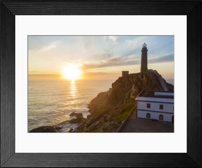 Framed Print : Cape Vilan Lighthouse, Costa Morte, La Coruna Province, Galicia, Spain Framed Print : Cape Vilan Lighthouse, Costa Morte, La Coruna Province, Galicia, Spain