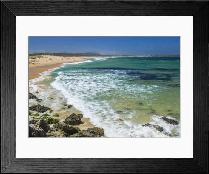 Framed Print : Beach, Valdovino, Galicia, Spain