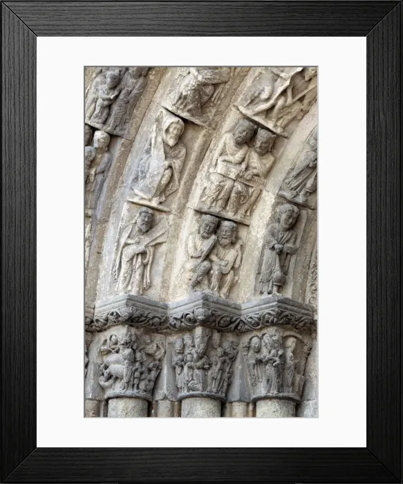 Framed Print : Church of St. Michael, Estella-Lizarra, Navarra, Spain