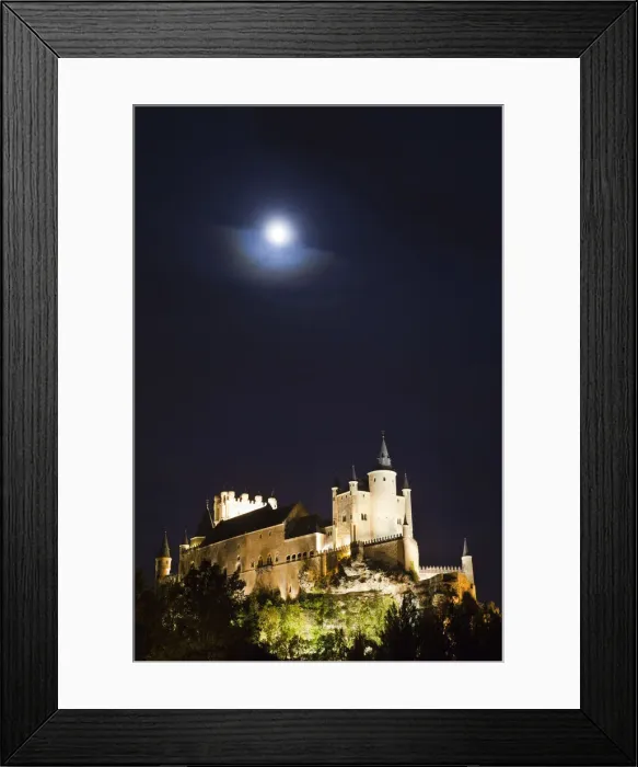 Framed Print : Spain, Castilla y Leon Region, Segovia Province, Segovia, The Alcazar