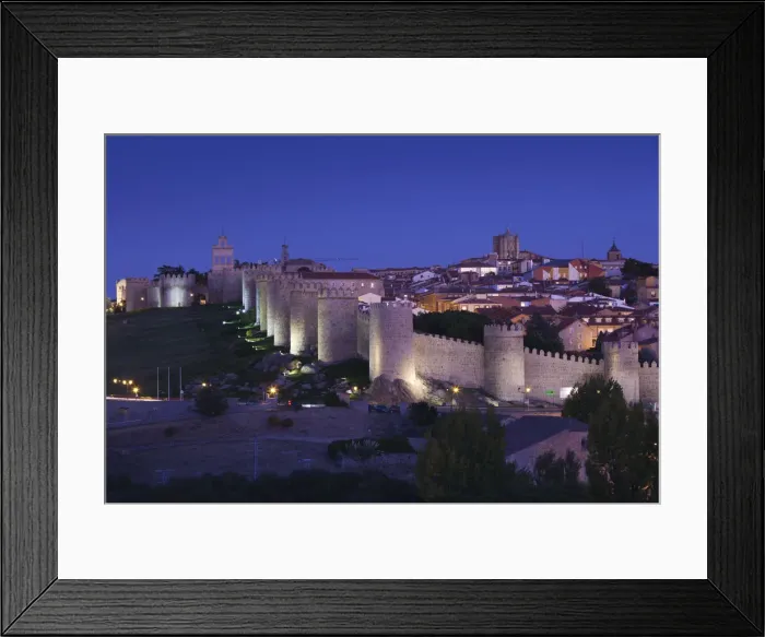 Framed Print : Spain, Castilla y Leon Region, Avila Province, Avila, Las Murallas, town walls Framed Print : Spain, Castilla y Leon Region, Avila Province, Avila, Las Murallas, town walls