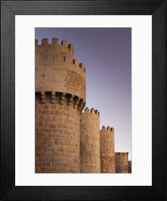 Framed Print : Spain, Castilla y Leon Region, Avila Province, Avila light on the Las Murallas, town Framed Print : Spain, Castilla y Leon Region, Avila Province, Avila light on the Las Murallas, town