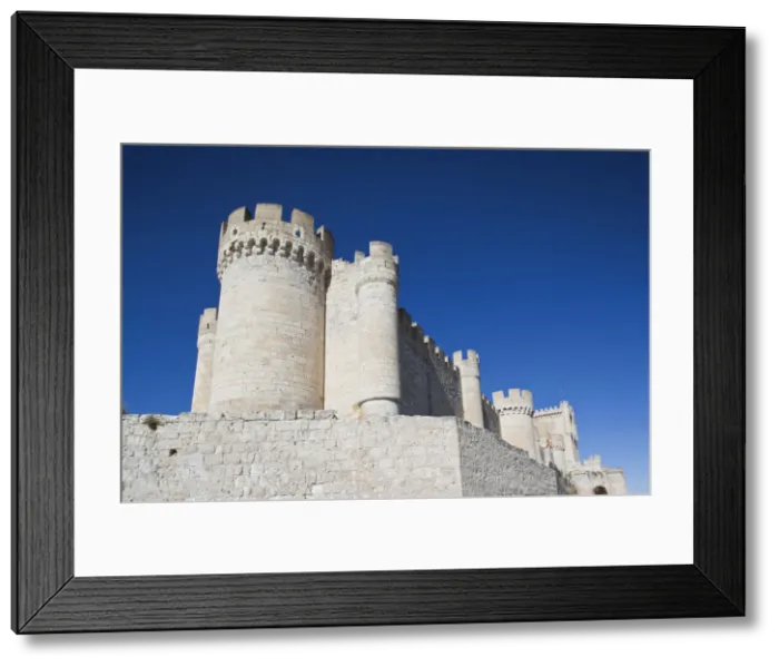 Framed Print : Spain, Castilla y Leon Region, Valladolid Province, Penafiel, Castillo Penafiel, contains Framed Print : Spain, Castilla y Leon Region, Valladolid Province, Penafiel, Castillo Penafiel, contains