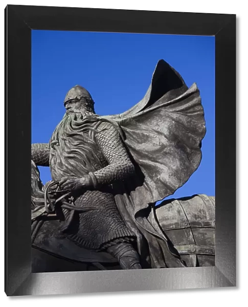 Spain, Castilla y Leon Region, Burgos Province, Burgos, statue of El Cid