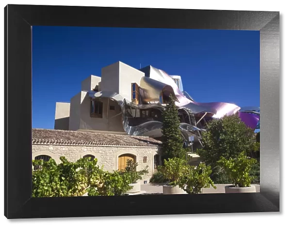 Spain, La Rioja Area, Alava Province, Elciego, Hotel Marques de Riscal, designed by