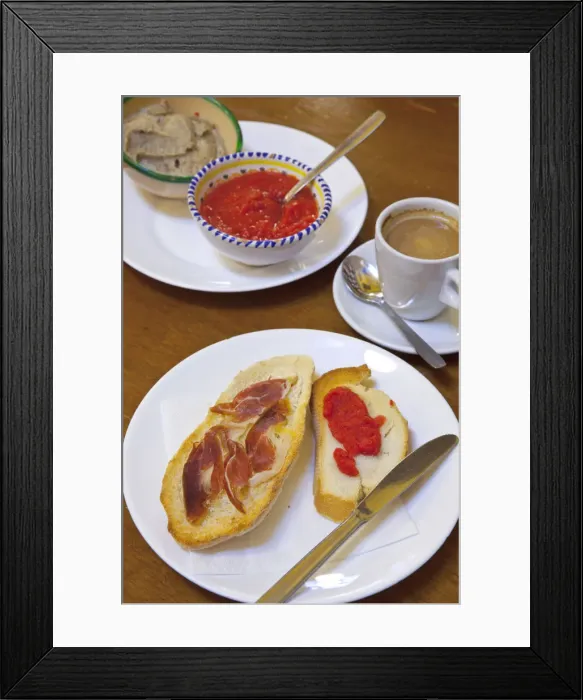 Framed Print : Local food, Ronda, Malaga Province, Andalusia, Spain Framed Print : Local food, Ronda, Malaga Province, Andalusia, Spain