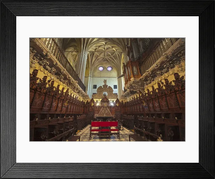 Framed Print : Interior detail of the Basilica de Santa Maria, Arcos De la Fontera, Cadiz Province Framed Print : Interior detail of the Basilica de Santa Maria, Arcos De la Fontera, Cadiz Province