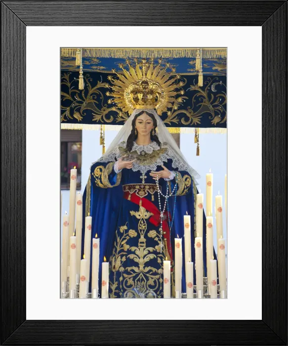 Framed Print : Easter Sunday procession, Ronda, Malaga Province, Andalusia, Spain