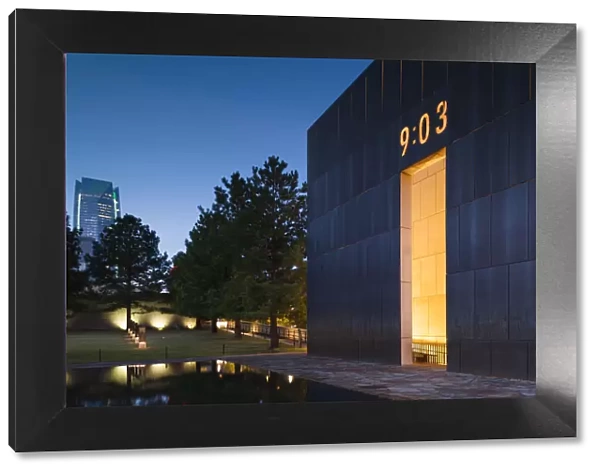 USA, Oklahoma, Oklahoma City, Oklahoma City National Memorial to the victims of the