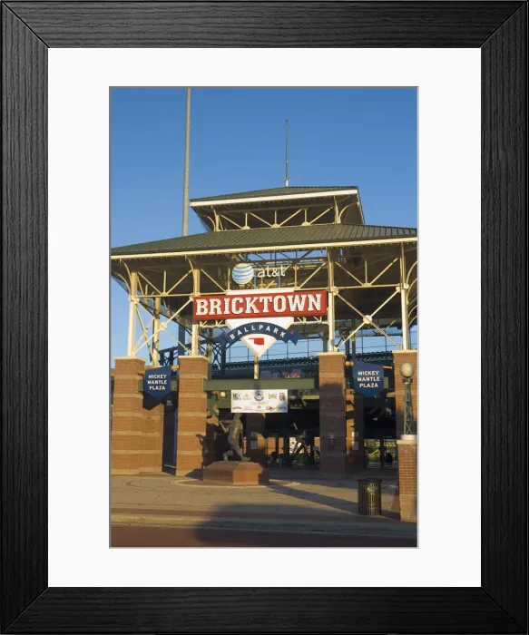 Framed Print : USA, Oklahoma, Oklahoma City, Bricktown Area, Bricktown Baseball Ballpark Framed Print : USA, Oklahoma, Oklahoma City, Bricktown Area, Bricktown Baseball Ballpark
