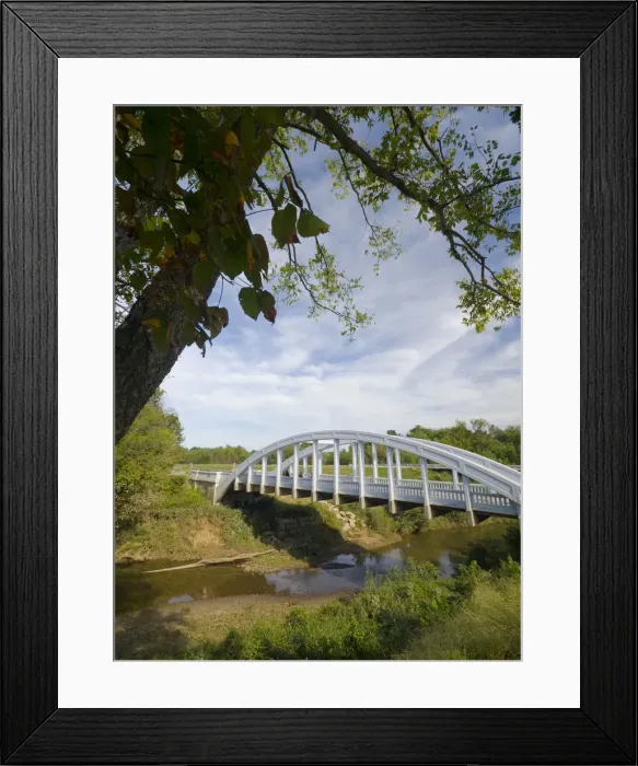 Framed Print : USA, Kansas, Route 66, Marsh Curve Bridge Framed Print : USA, Kansas, Route 66, Marsh Curve Bridge