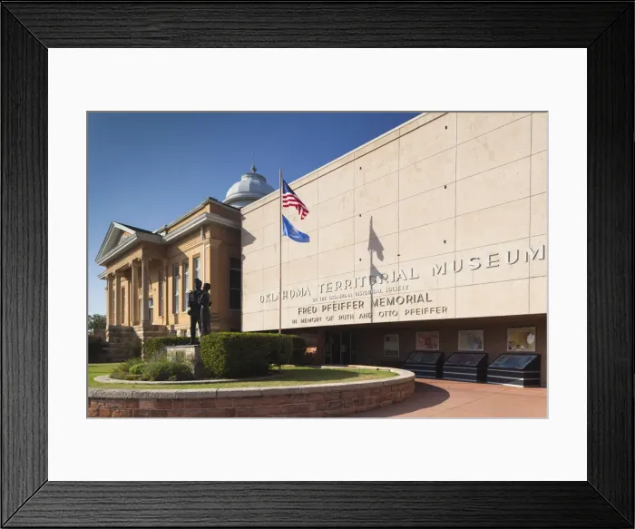 Framed Print : USA, Oklahoma, Guthrie, Oklahoma Territorial Museum Framed Print : USA, Oklahoma, Guthrie, Oklahoma Territorial Museum