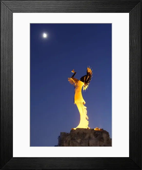 Framed Print : USA, Kansas, Wichita, Keeper Of The Plains Sculpture, Keeper Of The Plains Plaza Framed Print : USA, Kansas, Wichita, Keeper Of The Plains Sculpture, Keeper Of The Plains Plaza