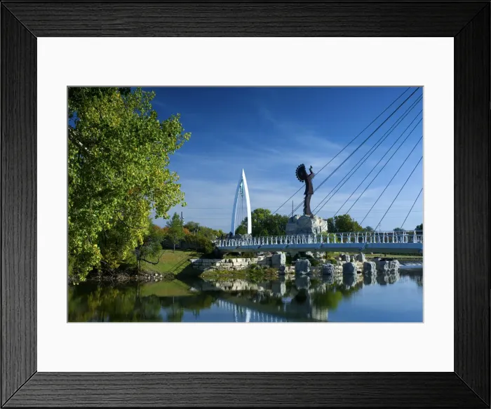 Framed Print : USA, Kansas, Wichita, Keeper Of The Plains Sculpture, Keeper Of The Plains Plaza Framed Print : USA, Kansas, Wichita, Keeper Of The Plains Sculpture, Keeper Of The Plains Plaza