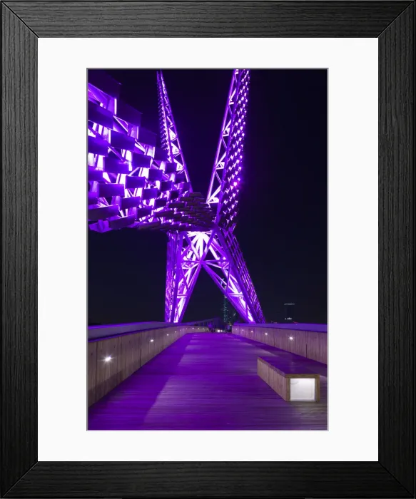 Framed Print : USA, Oklahoma, Oklahoma City, Skydance Footbridge over highway I-40, built 2012 Framed Print : USA, Oklahoma, Oklahoma City, Skydance Footbridge over highway I-40, built 2012