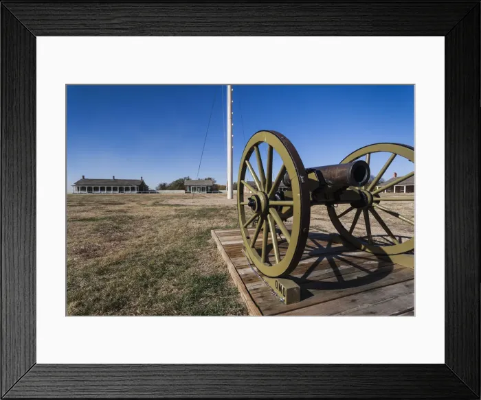 Framed Print : USA, Kansas, Larned, Fort Larned National Historic Site, mid-19th century military Framed Print : USA, Kansas, Larned, Fort Larned National Historic Site, mid-19th century military