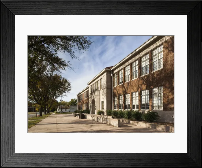 Framed Print : USA, Kansas, Topeka, Brown vs. Board of Education National Historic Site, site of Framed Print : USA, Kansas, Topeka, Brown vs. Board of Education National Historic Site, site of