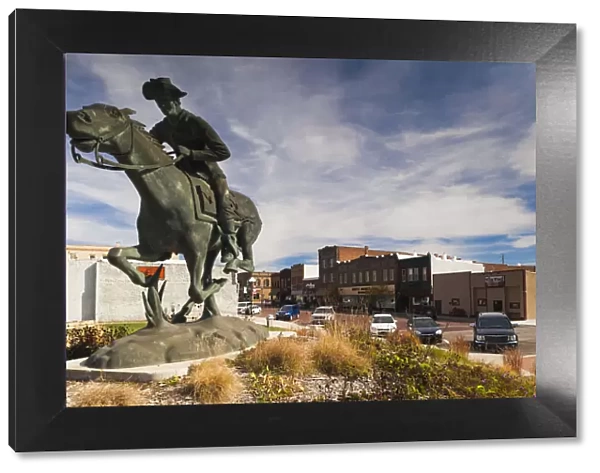 USA, Kansas, Marysville, Pony Express Monument