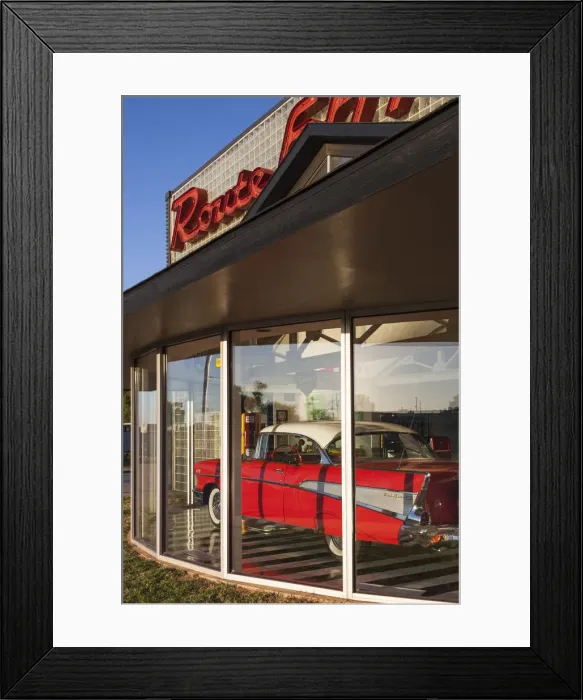 Framed Print : USA, Oklahoma, Clinton, Route 66 Museum, 1957 Chevrolet automobile Framed Print : USA, Oklahoma, Clinton, Route 66 Museum, 1957 Chevrolet automobile