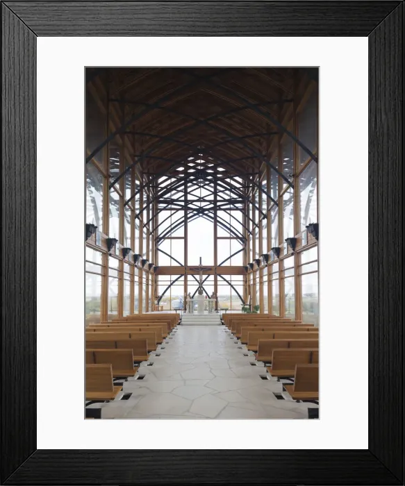 Framed Print : USA, Nebraska, Gretna, The Holy Family Shrine chapel Framed Print : USA, Nebraska, Gretna, The Holy Family Shrine chapel