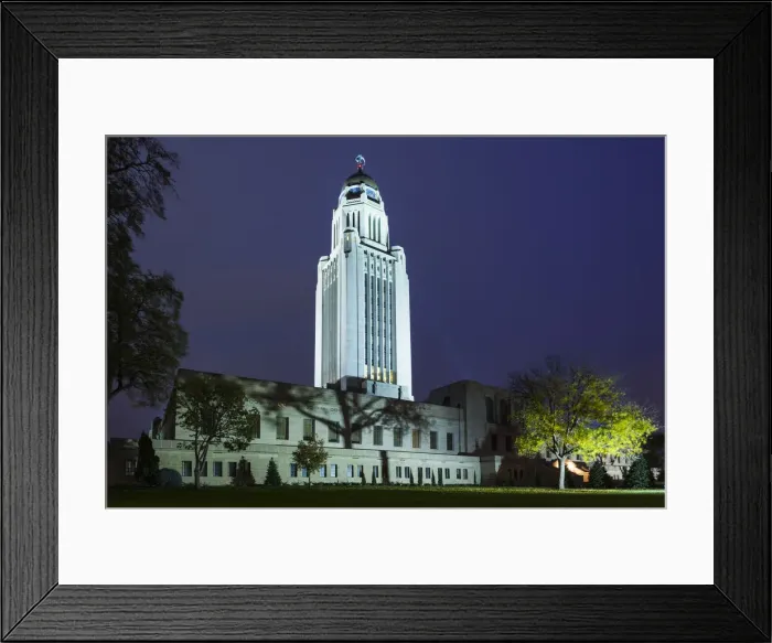 Framed Print : USA, Nebraska, Lincoln, Nebraska State Capitol