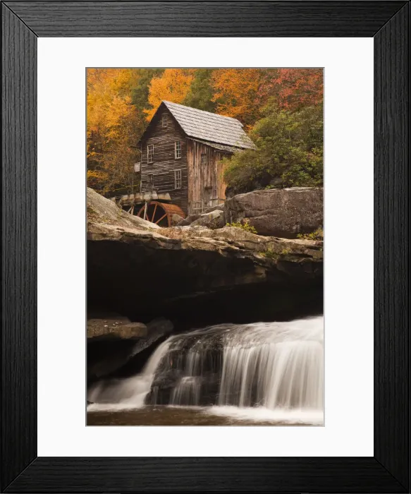 Framed Print : USA, West Virginia, Clifftop, Babcock State Park, The Glade Creek Grist Mill Framed Print : USA, West Virginia, Clifftop, Babcock State Park, The Glade Creek Grist Mill