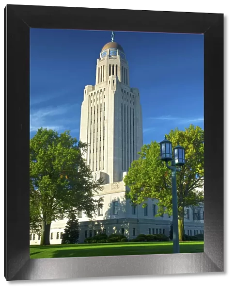 USA, Nebraska, Lincoln, State Capitol Building, Nicknamed The Prairie Penis