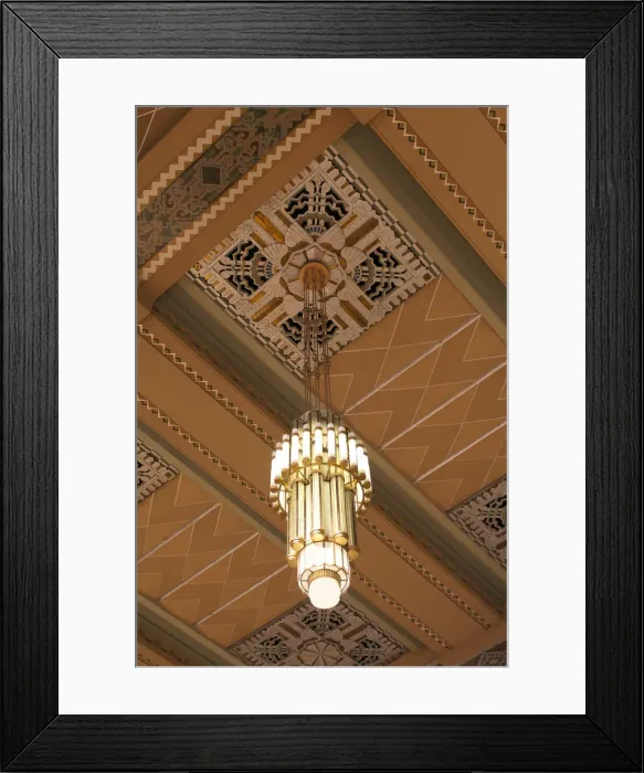Framed Print : USA, Nebraska, Omaha, Omaha Union Station, Union Passenger Terminal, First Art Deco