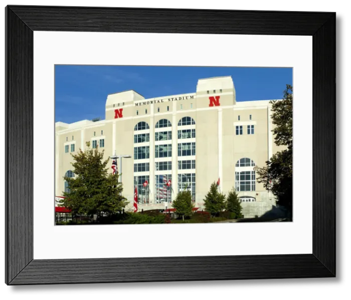 Framed Print : USA, Nebraska, Lincoln, Memorial Stadium, Football Stadium, The University Of USA Framed Print : USA, Nebraska, Lincoln, Memorial Stadium, Football Stadium, The University Of USA