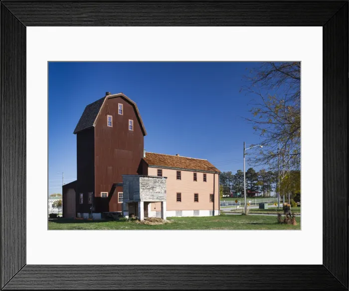 Framed Print : USA, Nebraska, Omaha, Historic Florence Mill Framed Print : USA, Nebraska, Omaha, Historic Florence Mill