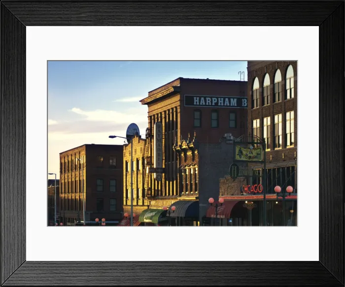 Framed Print : USA, Nebraska, Lincoln, Haymarket Square, Historic District, Restored Warehouses Framed Print : USA, Nebraska, Lincoln, Haymarket Square, Historic District, Restored Warehouses