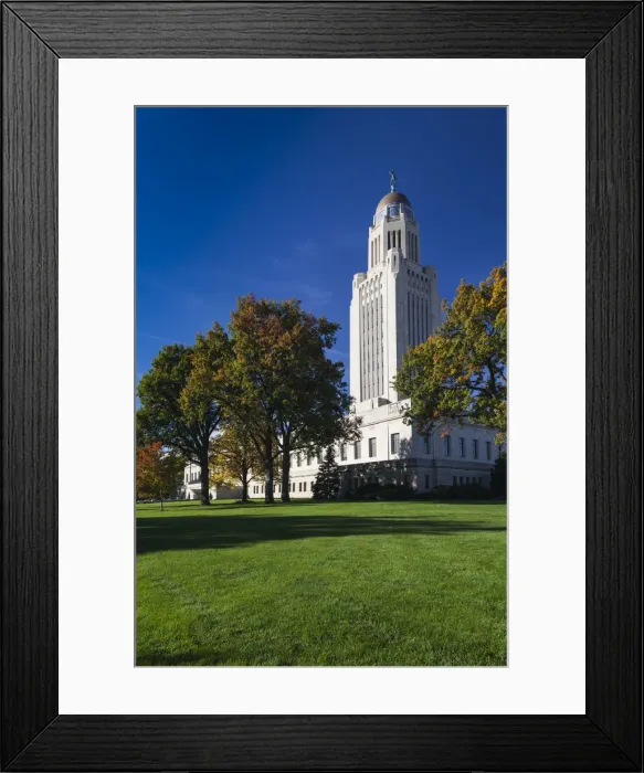 Framed Print : USA, Nebraska, Lincoln, Nebraska State Capitol