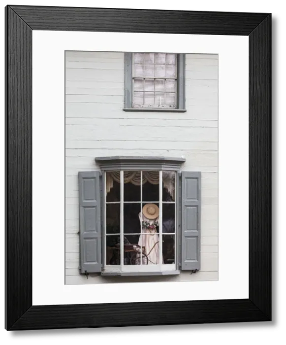 Framed Print : USA, Delaware, Odessa, Odessa Historic District house detail Framed Print : USA, Delaware, Odessa, Odessa Historic District house detail