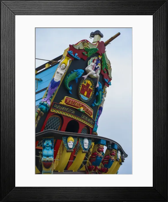 Framed Print : USA, Delaware, Wilmington, Kalmar Nyckel, replica of ship that brought first European Framed Print : USA, Delaware, Wilmington, Kalmar Nyckel, replica of ship that brought first European
