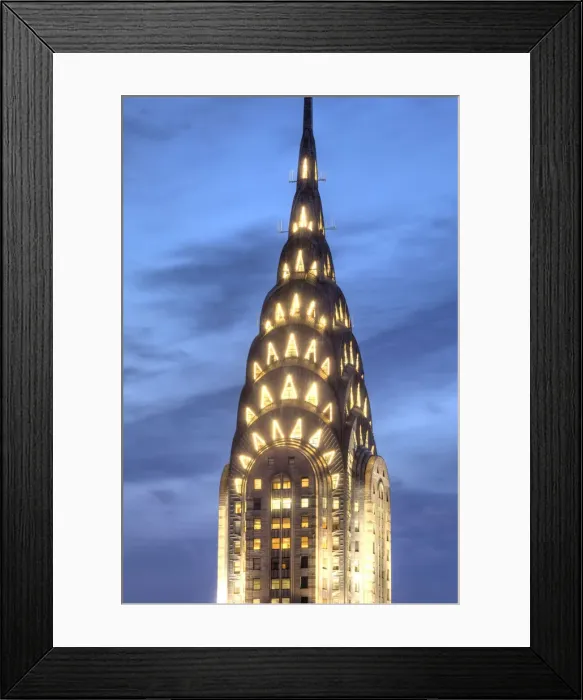 Framed Print : Chrysler Building, Midtown, Manhattan, New York City, USA Framed Print : Chrysler Building, Midtown, Manhattan, New York City, USA