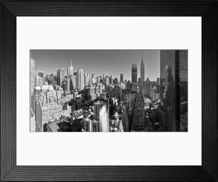 Framed Print : USA, New York, Manhattan, Midtown, including Empire State Building Framed Print : USA, New York, Manhattan, Midtown, including Empire State Building
